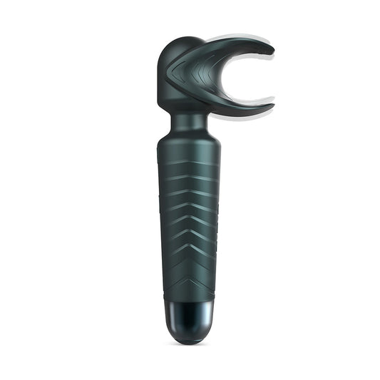 LOVELY PLANET - MAN WAN MAN.WAND EVO 2-IN-1 FRENULUM STIMULATOR & WAND WITH CRESCENDO PINE GREY