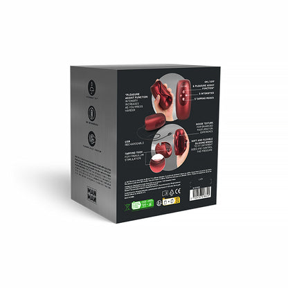 LOVELY PLANET - MAN WAN SUB ONE TAPPING STIMULATOR VELVET RED