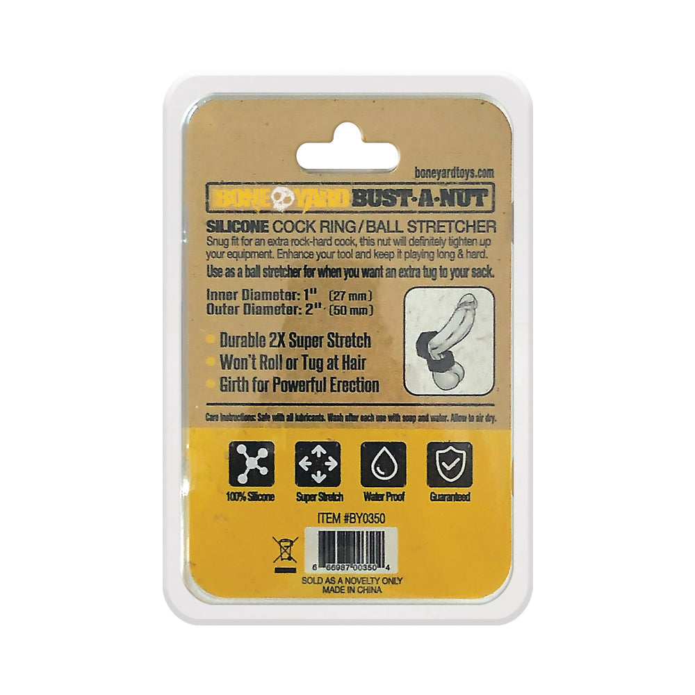 BONEYARD BUST A NUT COCK RING BLACK