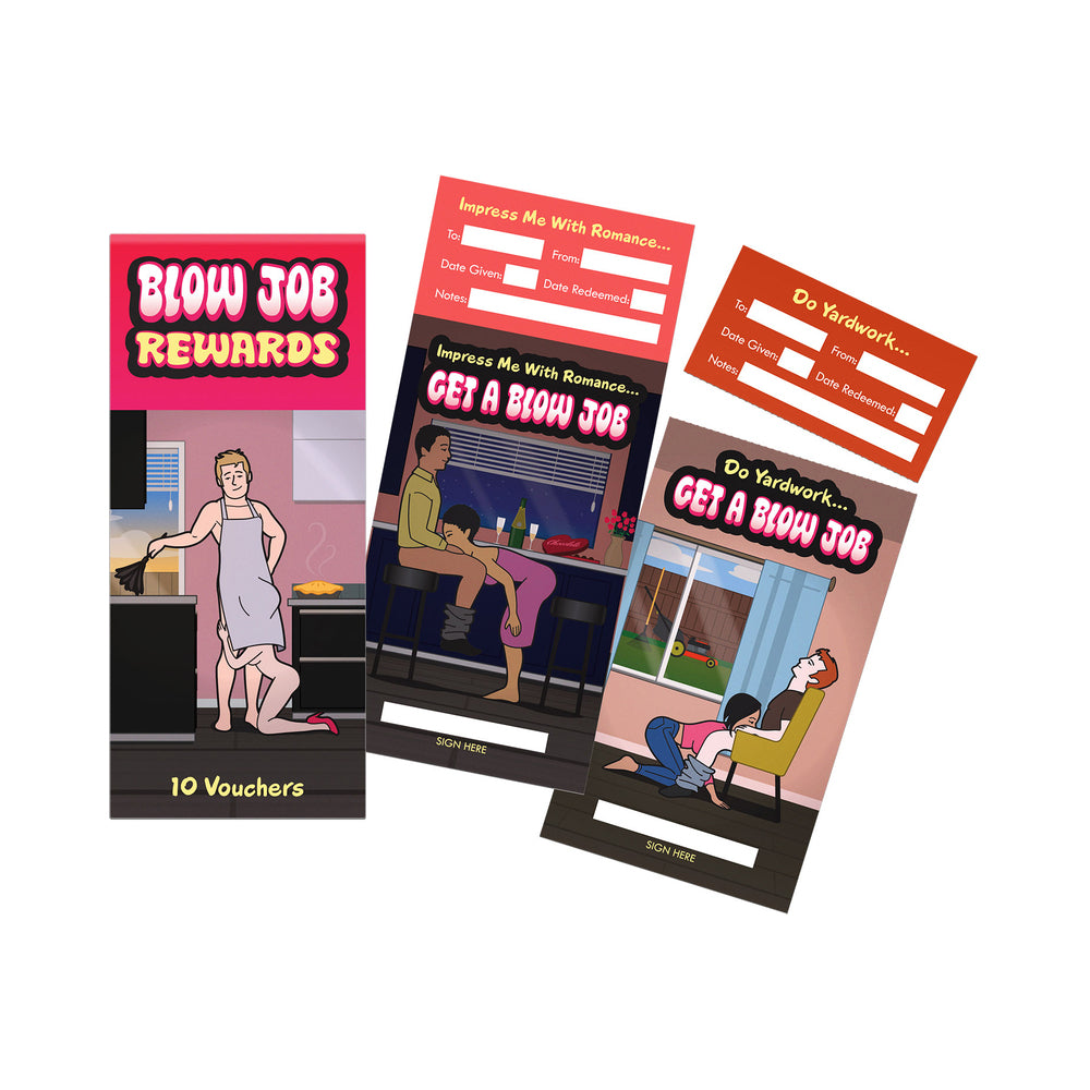 BLOW JOB REWARDS VOUCHERS 10PK