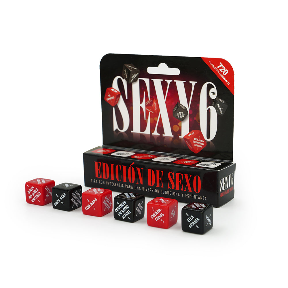 SEXY 6 DICE GAME SEX EDITION SPANISH