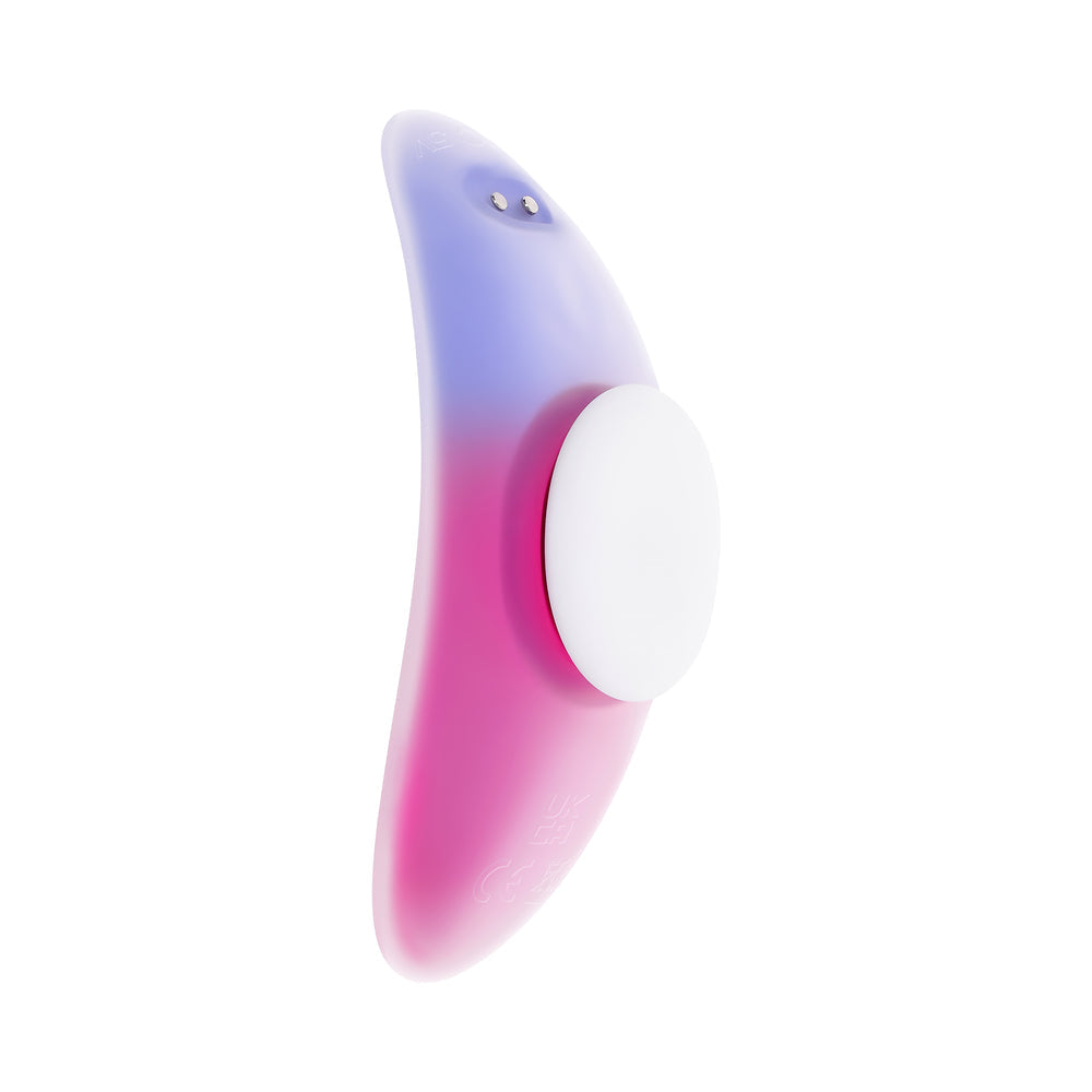 EVOLVED PARADISE PANTY RECHARGEABLE SILICONE REMOTE-CONTROLLED WEARABLE VIBRATOR PINK/PURPLE