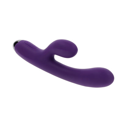 PLAYBOY NEW CRUSH RECHARGEABLE SILICONE RABBIT VIBRATOR ACAI