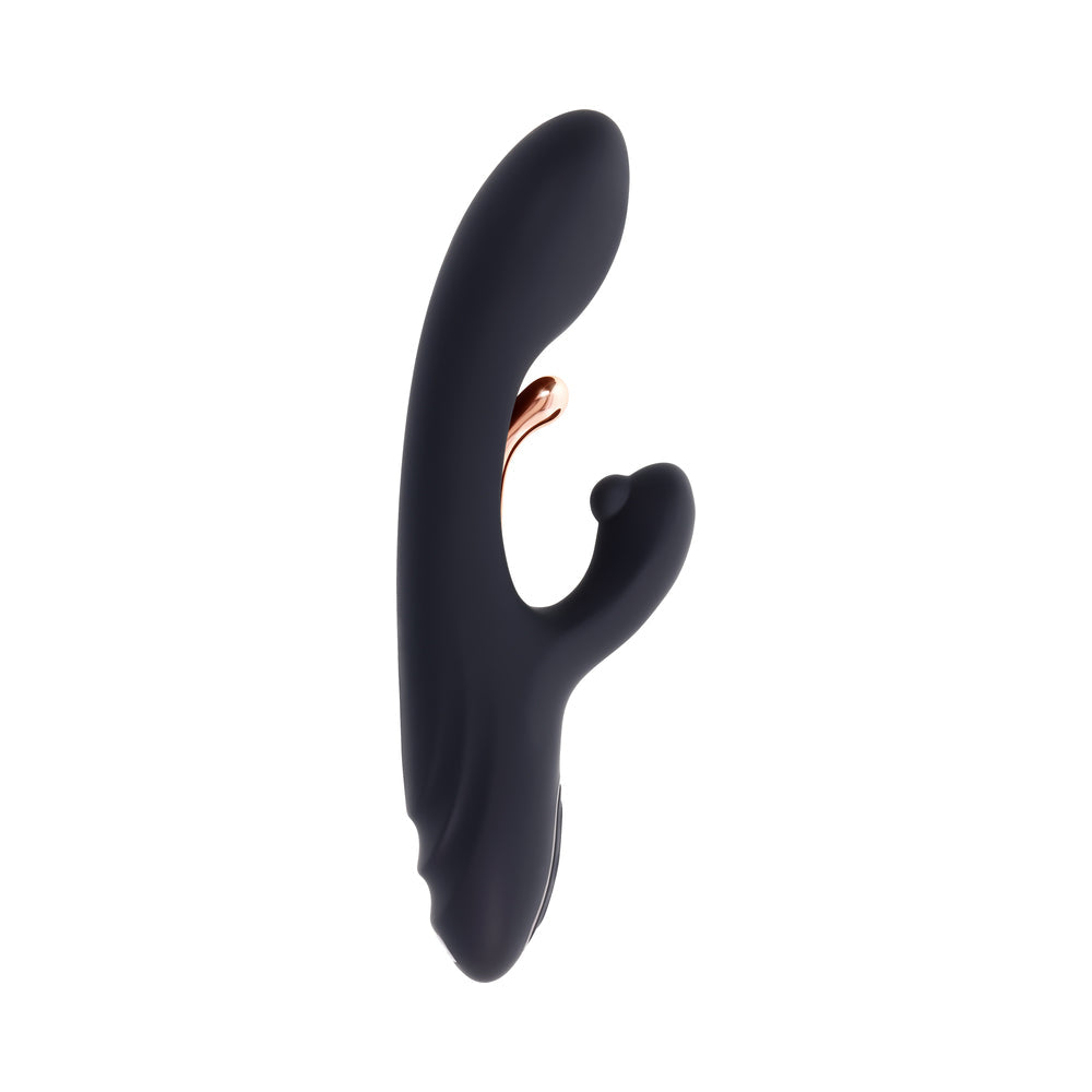 PLAYBOY - AUREUS RECHARGEABLE SILICONE RABBIT VIBRATOR 2 AM
