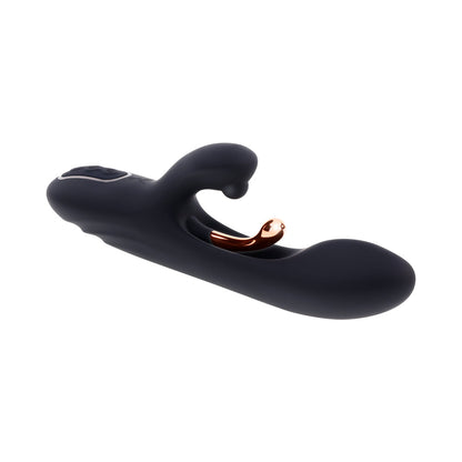 PLAYBOY - AUREUS RECHARGEABLE SILICONE RABBIT VIBRATOR 2 AM