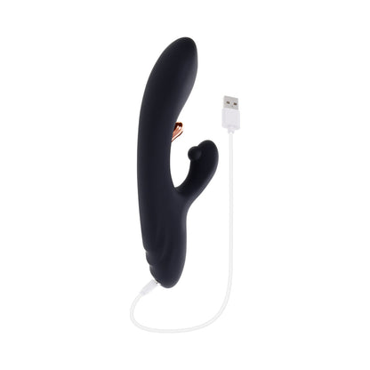 PLAYBOY - AUREUS RECHARGEABLE SILICONE RABBIT VIBRATOR 2 AM