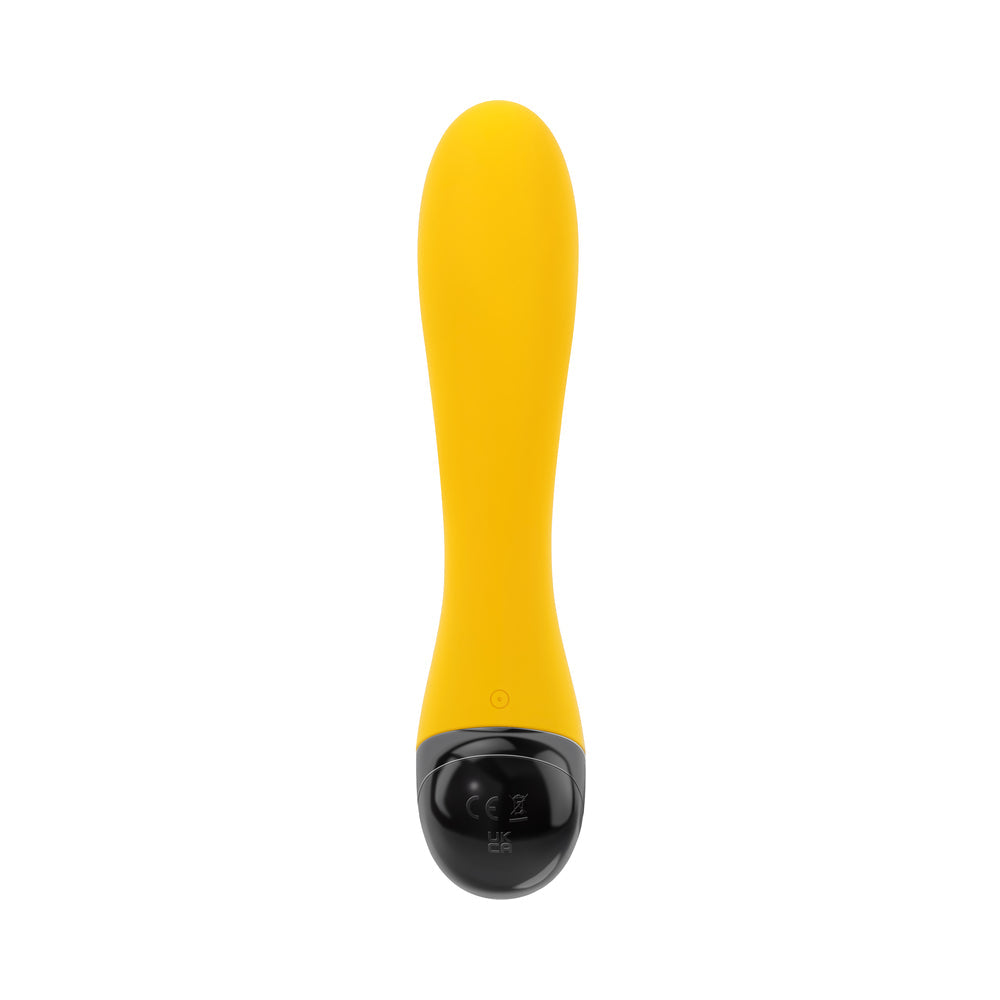 SELOPA BUZZZ BUNNY RECHARGEABLE SILICONE FLEXIBLE RABBIT VIBRATOR YELLOW