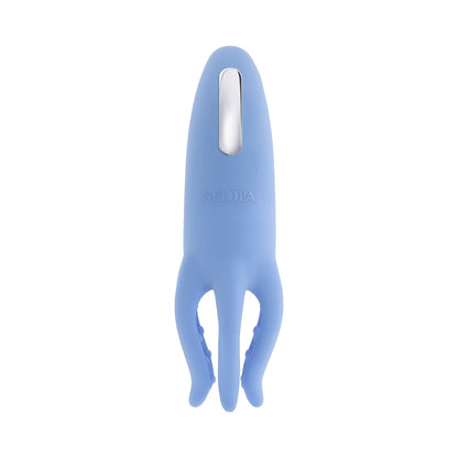 SELOPA - TENTACLE TICKLER RECHARGEABLE SILICONE FLEXIBLE BEAD VIBRATOR BLUE