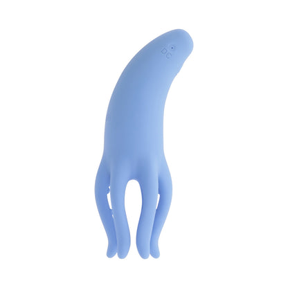 SELOPA - TENTACLE TICKLER RECHARGEABLE SILICONE FLEXIBLE BEAD VIBRATOR BLUE