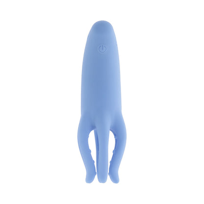 SELOPA - TENTACLE TICKLER RECHARGEABLE SILICONE FLEXIBLE BEAD VIBRATOR BLUE