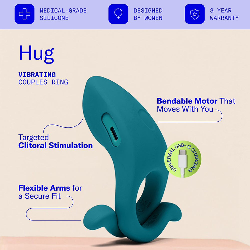 DAME - HUG VIBRATING COUPLES RING FIR