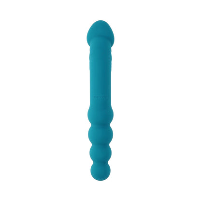 EVOLVED - FLIP FLOP RECHARGEABLE SILICONE DUAL-ENDED VIBRATOR TEAL