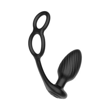 NEXUS TORNADO COCK AND BALL RING ROTATING AND VIBRATING BUTT PLUG WITH REMOTE CONTROL