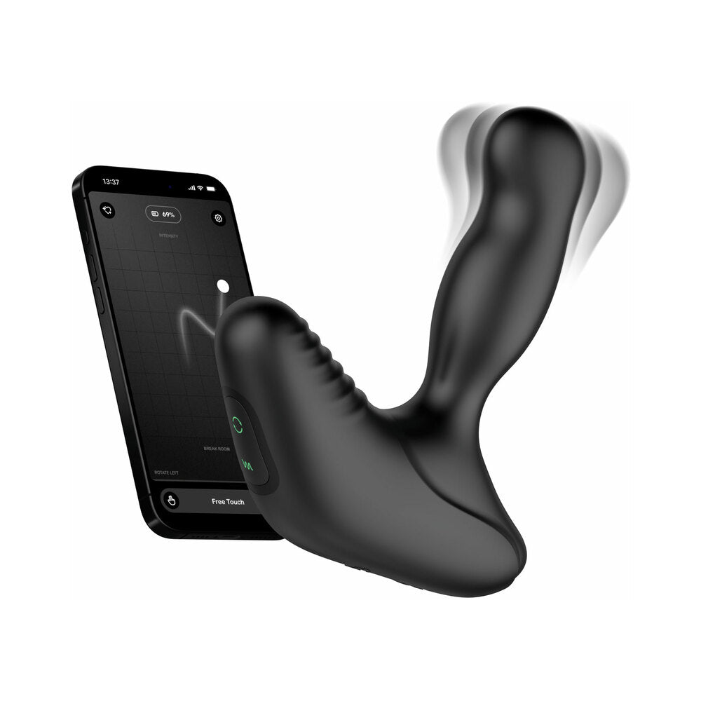 NEXUS REVO STEALTH APP ENABLED ROTATING AND VIBRATING REMOTE CONTROL PROSTATE MASSAGER