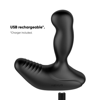 NEXUS REVO STEALTH APP ENABLED ROTATING AND VIBRATING REMOTE CONTROL PROSTATE MASSAGER