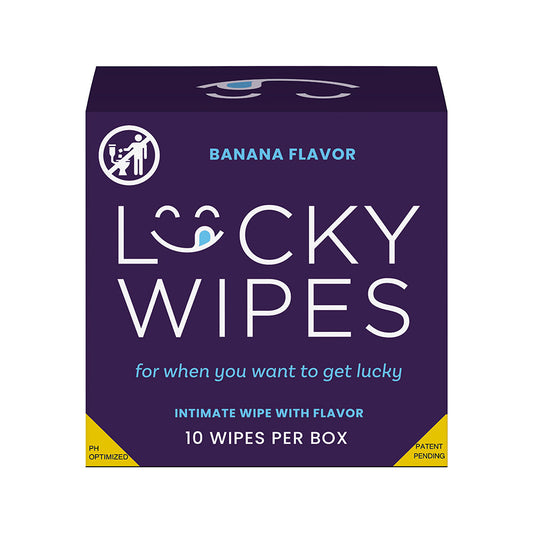SWEETUMS LUCKY WIPES BANANA FLAVOR 10-PACK