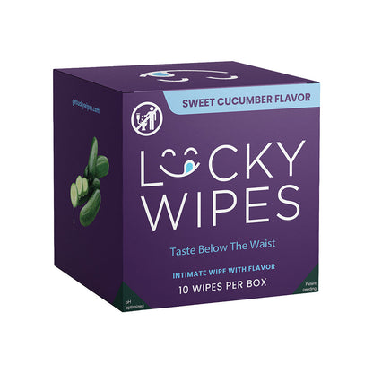 SWEETUMS - LUCKY WIPES CUCUMBER FLAVOR 10-PACK