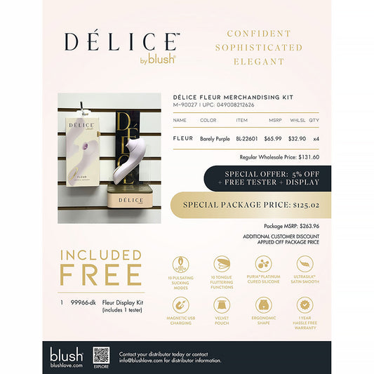 BLUSH - DELICE FLEUR MERCHANDISING KIT