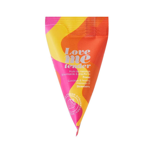 LOVE TO LOVE LOVE ME TENDER LUSCIOUS & HEATING MASSAGE OIL STRAWBERRY 0.33 OZ.
