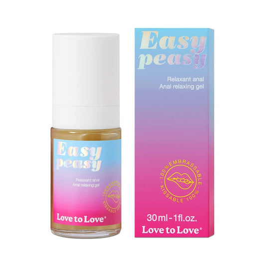 LOVE TO LOVE EASY PEASY ANAL RELAXING GEL 1 OZ.