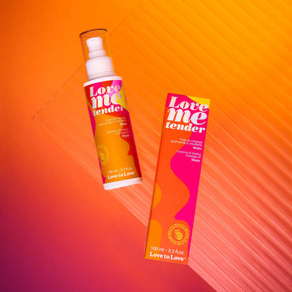 LOVE TO LOVE LOVE ME TENDER LUSCIOUS & HEATING MASSAGE OIL MOJITO 3.3 OZ.