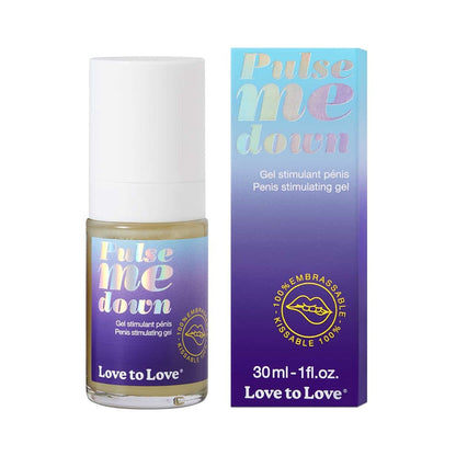 LOVE TO LOVE PULSE ME DOWN PENIS STIMULATING GEL 1 OZ.