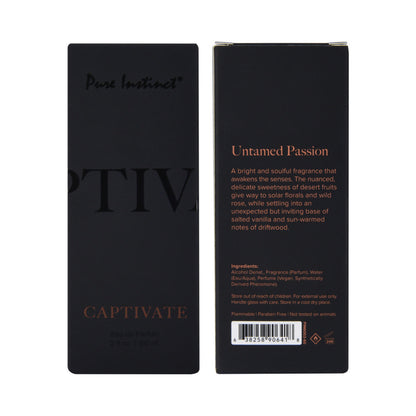 PURE INSTINCT PHEROMONE EAU DE PARFUM CAPTIVATE 2 FLOZ | 60 ML