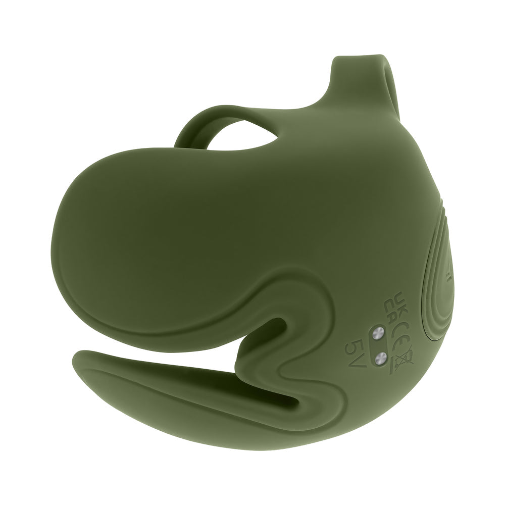 ZERO TOLERANCE - NUTTY BUDDY RECHARGEABLE COCK RING STIMULATOR SILICONE GREEN