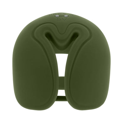 ZERO TOLERANCE NUTTY BUDDY RECHARGEABLE COCK RING STIMULATOR SILICONE GREEN