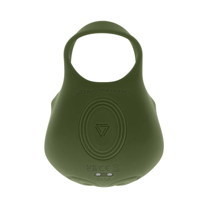 ZERO TOLERANCE NUTTY BUDDY RECHARGEABLE COCK RING STIMULATOR SILICONE GREEN