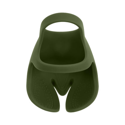 ZERO TOLERANCE NUTTY BUDDY RECHARGEABLE COCK RING STIMULATOR SILICONE GREEN