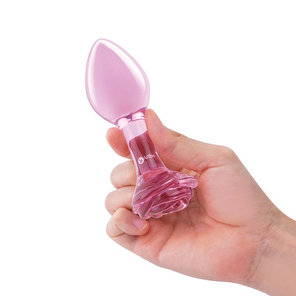 B-VIBE - PINK ROSES TRAINING PLUG SET