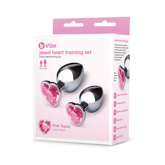 B-VIBE - JEWEL METAL TRAINING PLUG SET