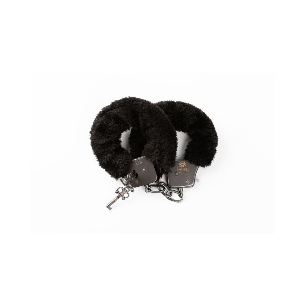 SEI MIO CUFF LOVE FURRY METAL HANDCUFFS