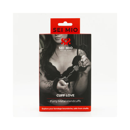 SEI MIO CUFF LOVE FURRY METAL HANDCUFFS