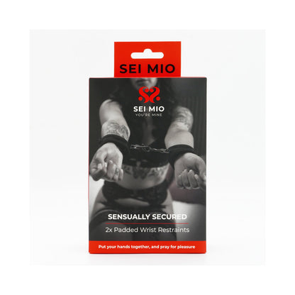 SEI MIO SENSUALLY SECURED VELVET HANDCUFFS