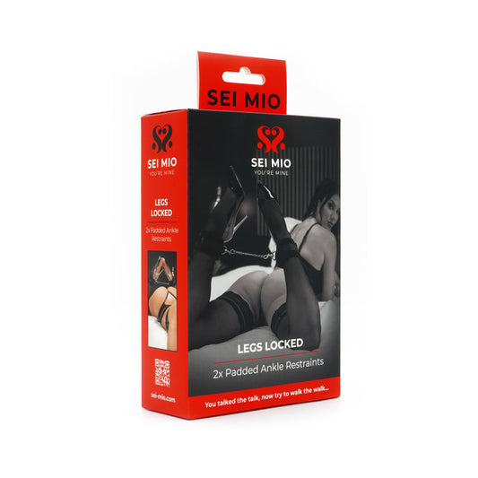 CREATIVE CONCEPTIONS - SEI MIO LEGS LOCKED PADDED ANKLE RESTRAINTS