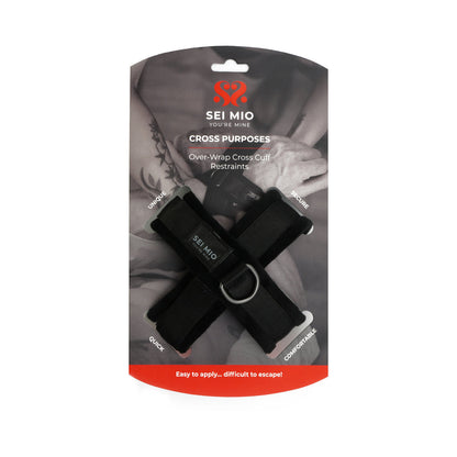 SEI MIO CROSS PURPOSES UNIQUE OVER-WRAP CROSS CUFF RESTRAINTS