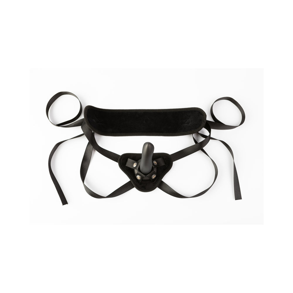 SEI MIO COCKED AND LOADED ADVANCED STRAP-ON HARNESS AND 6.5 IN. DILDO