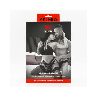 SEI MIO COCKED AND LOADED ADVANCED STRAP-ON HARNESS AND 6.5 IN. DILDO