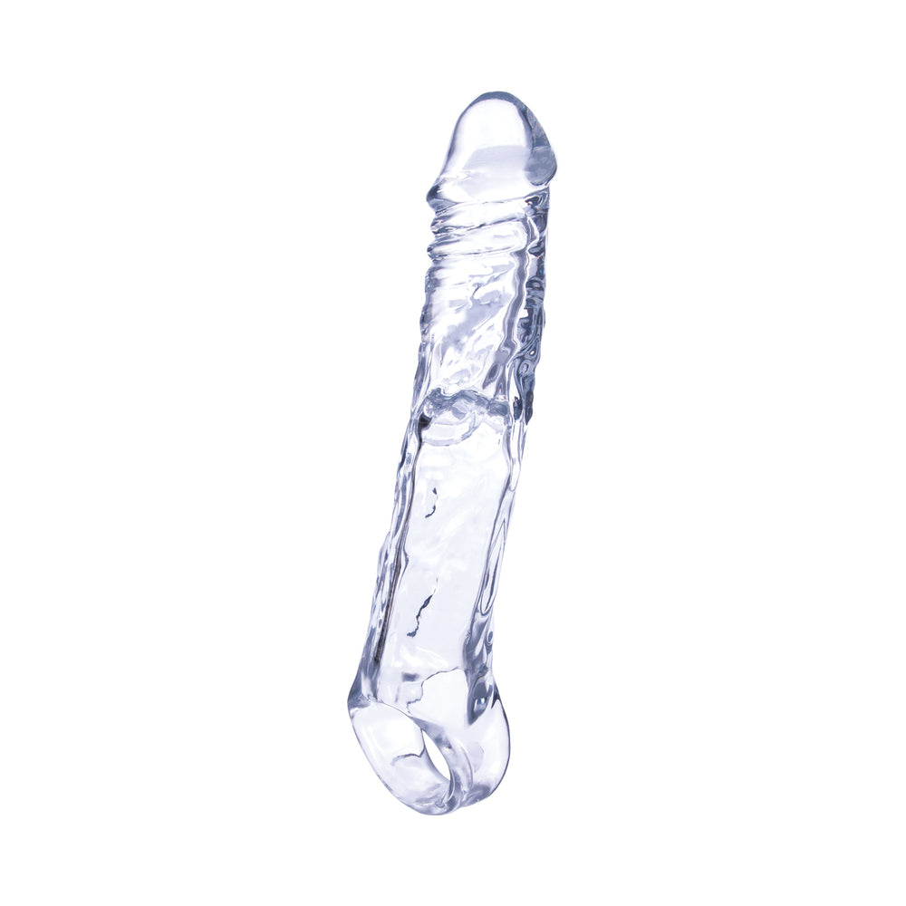 MAGIC PENIS EXTENDER & BALL STRAP 7.5 IN. CLEAR
