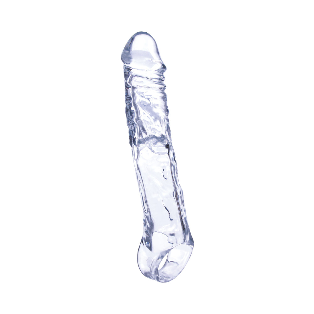 MAGIC PENIS EXTENDER & BALL STRAP 7.5 IN. CLEAR