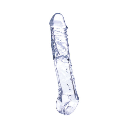 MAGIC PENIS EXTENDER & BALL STRAP 7.5 IN. CLEAR
