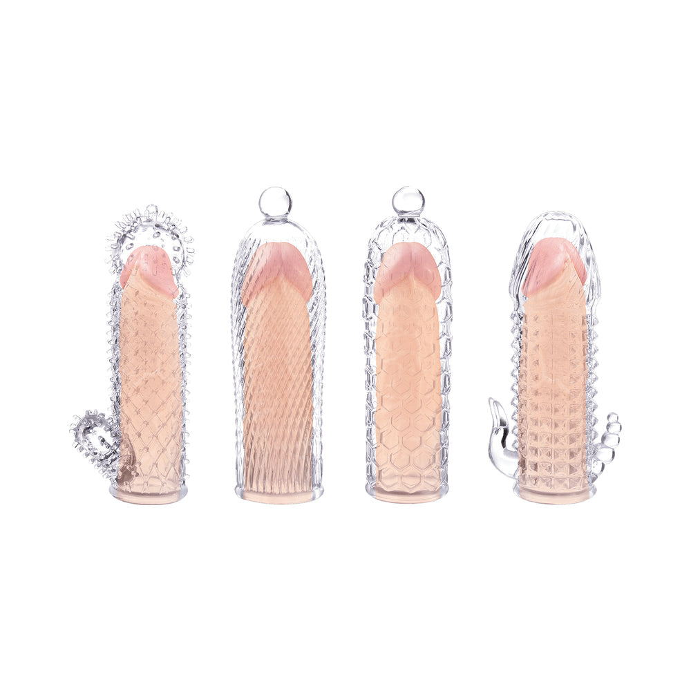 MAGIC SOFT & STRETCHY TICKLER SLEEVES CLEAR