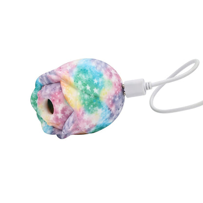ADAM & EVE - EVE''S RAVISHING ROSE TAPPING CLITORAL STIMULATOR RAINBOW