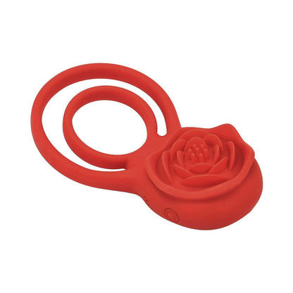 ADAM & EVE - DOUBLE RING VIBRATING ROSE COCK RING
