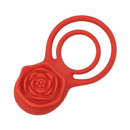 ADAM & EVE - DOUBLE RING VIBRATING ROSE COCK RING