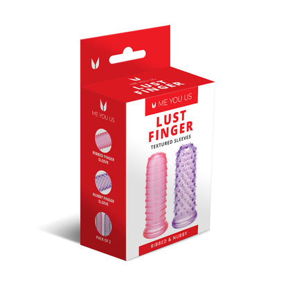 ME YOU US LUST FINGER TEXTURED SLEEVES