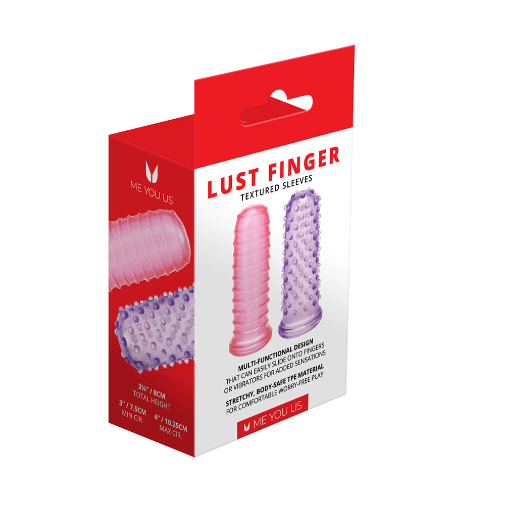 ME YOU US LUST FINGER TEXTURED SLEEVES