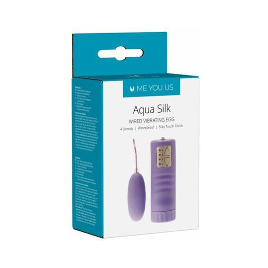ME YOU US - AQUA SILK WIRED VIBRATING BULLET VIOLET